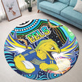 eels-rugby-round-rug-eels-rugby-with-aboriginal-pattern-indigenous-round-rug