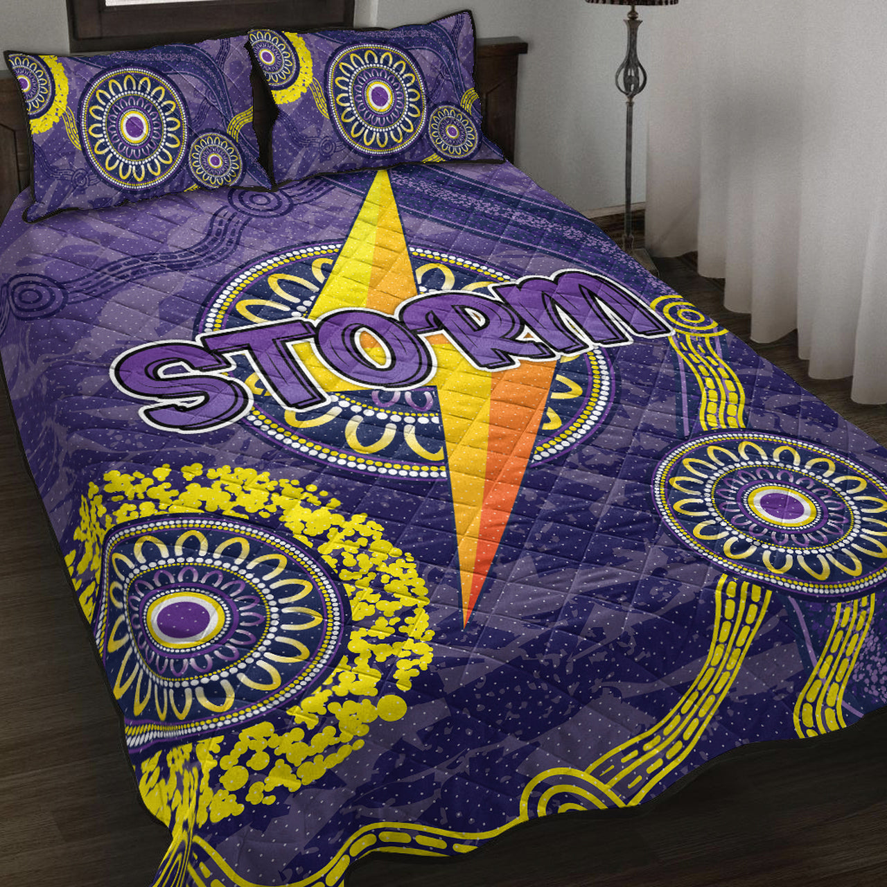 storm-rugby-quilt-bed-set-custom-aboriginal-storm-quilt-bed-set