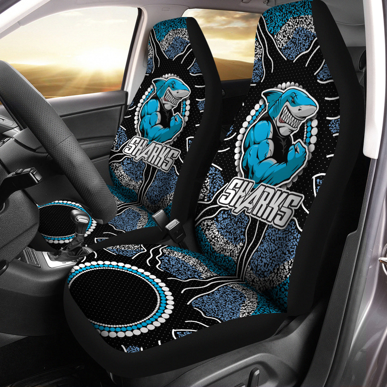 sharks-rugby-car-seat-covers-custom-sharks-car-seat-covers