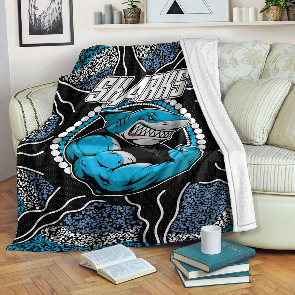 sharks-rugby-blanket-custom-indigenous-super-sharks-blanket