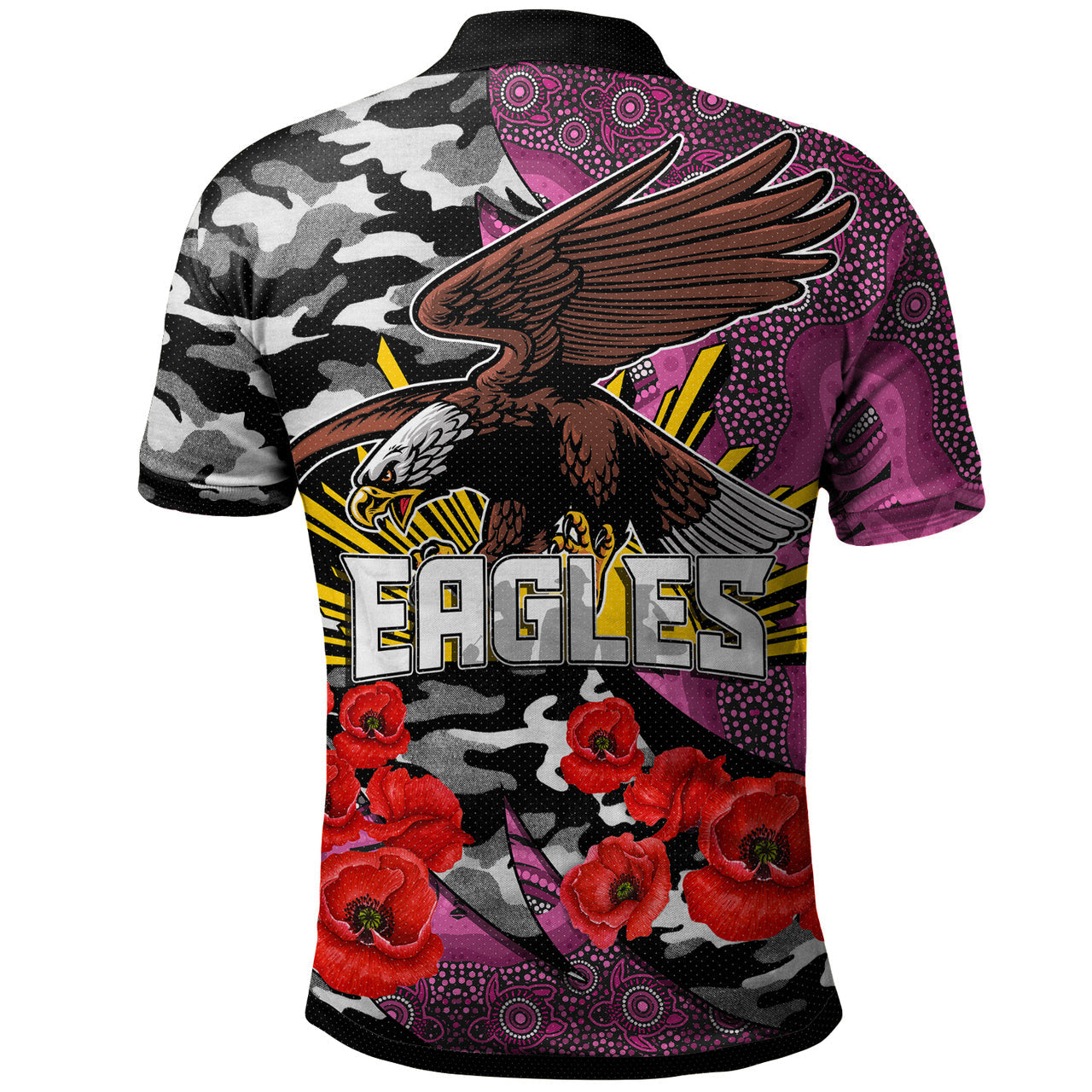sea-eagles-anzac-custom-polo-shirt-manly-warringah-sea-eagles-aboriginal-with-poppy-flower-polo-shirt