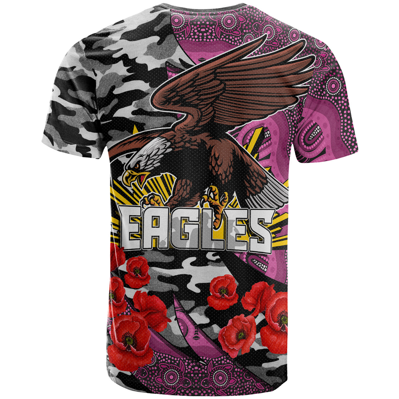 sea-eagles-anzac-custom-t-shirt-manly-warringah-sea-eagles-aboriginal-with-poppy-flower-t-shirt