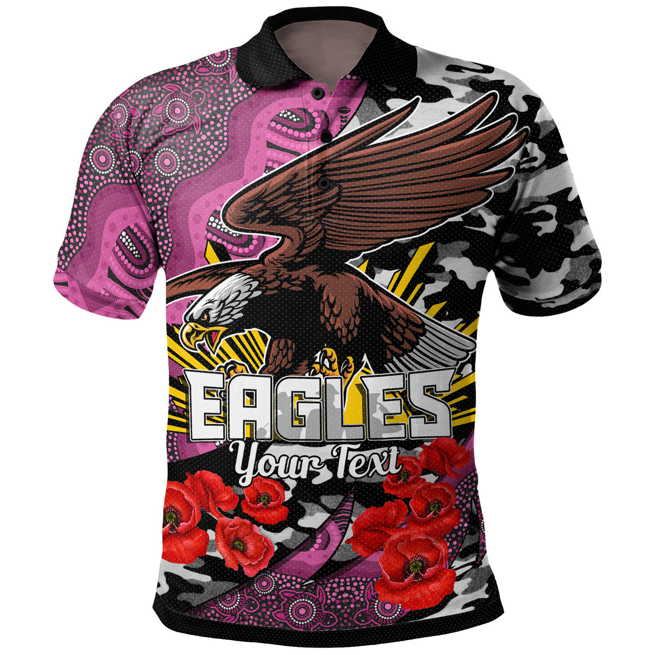sea-eagles-anzac-custom-polo-shirt-manly-warringah-sea-eagles-aboriginal-with-poppy-flower-polo-shirt