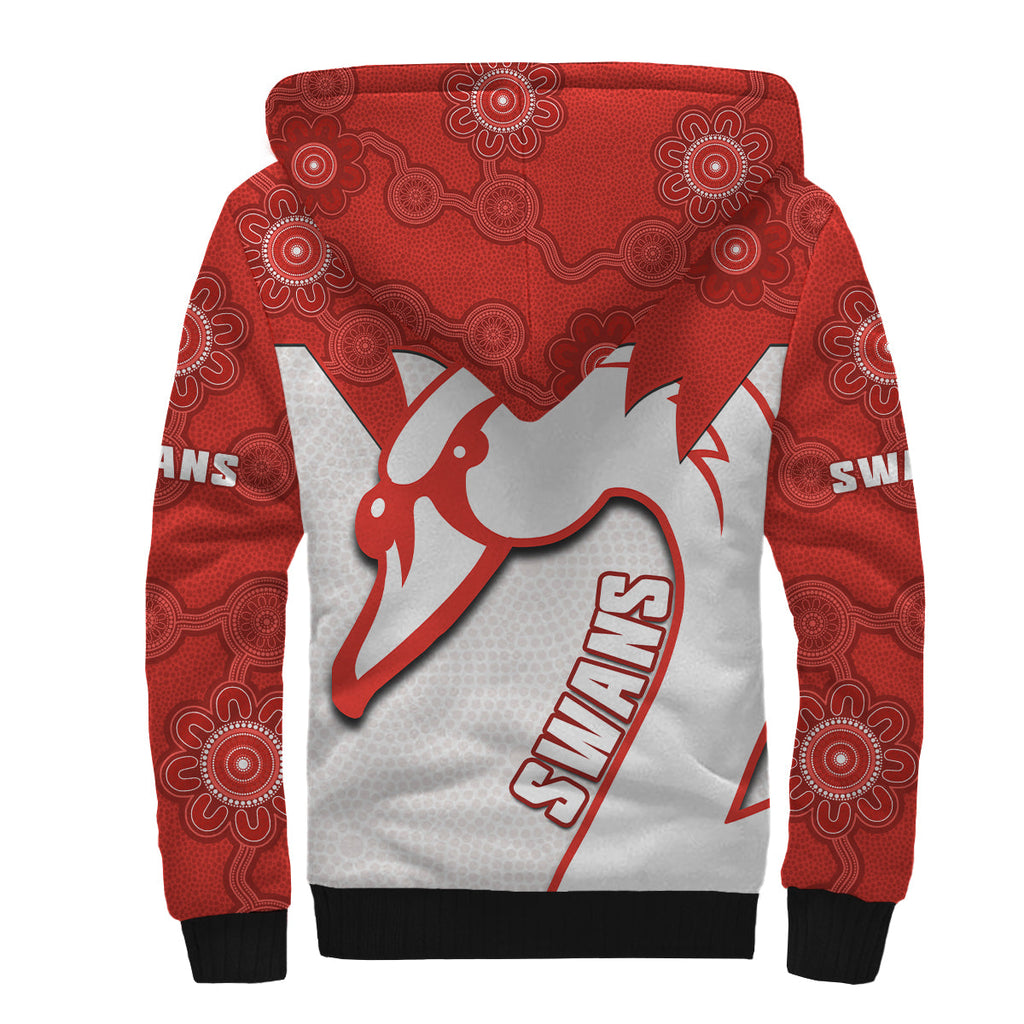 sydney-football-sherpa-hoodie-swans-1874-dot-painting-artsy