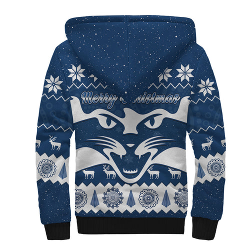cats-football-christmas-sherpa-hoodie-geelong-aboriginal-painting