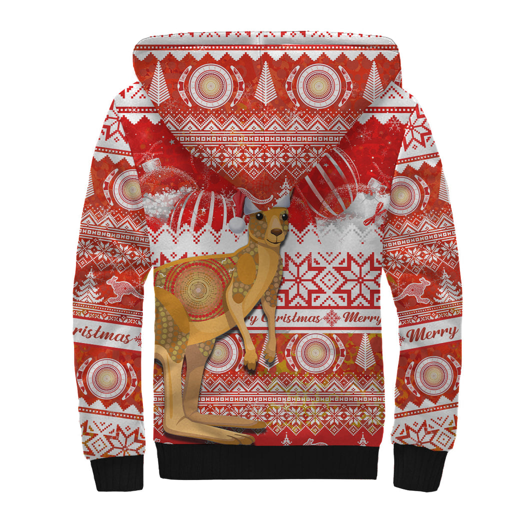 australia-sherpa-hoodie-kangaroo-aboriginal-painting-merry-christmas