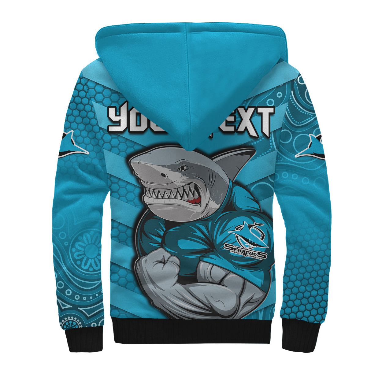 custom-text-and-number-sharks-rugby-shepa-hoodie-go-sharkies-aboriginal-sporty-version