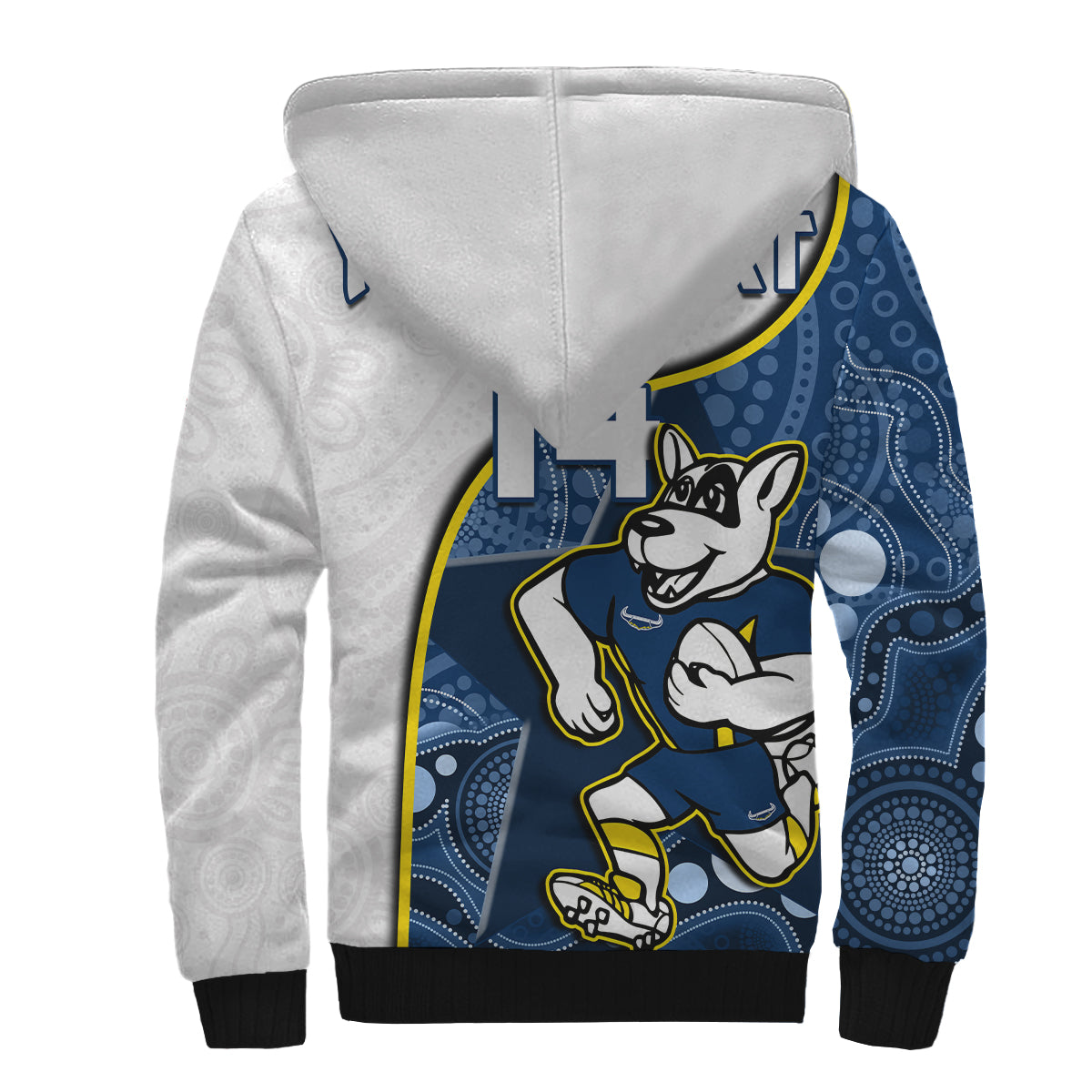 custom-text-and-number-cowboys-rugby-sherpa-hoodie-macost-indigenous-pattern-2022-premiers