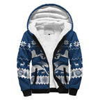 custom-personalised-cats-football-christmas-sherpa-hoodie-geelong-aboriginal-painting