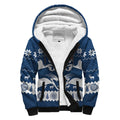 cats-football-christmas-sherpa-hoodie-geelong-aboriginal-painting