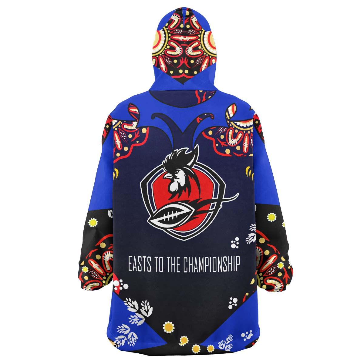 roosters-rugby-snug-hoodie-custom-personalised-roosters-easts-to-the-championship-aboriginal-player-and-number-hoodie