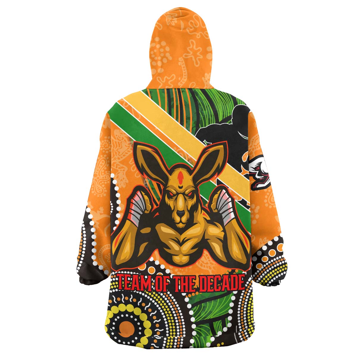 wallabies-rugby-snug-hoodie-custom-australia-national-rugby-championship-with-aboriginal-culture-player-and-number-oodie-blanket