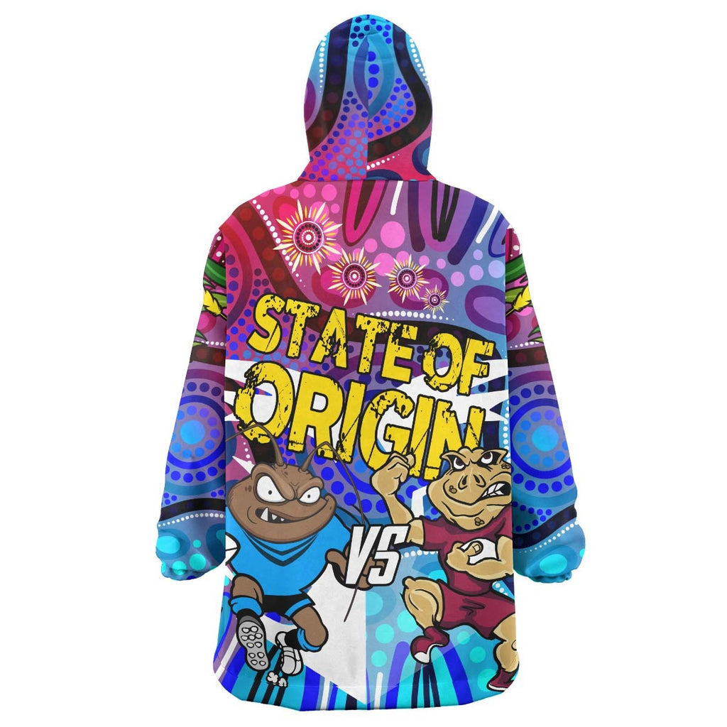 state-of-origin-rugby-league-team-snug-hoodie-nsw-vs-qld-rugby-team-mascot-with-aboriginal-culture-oodie-blanket