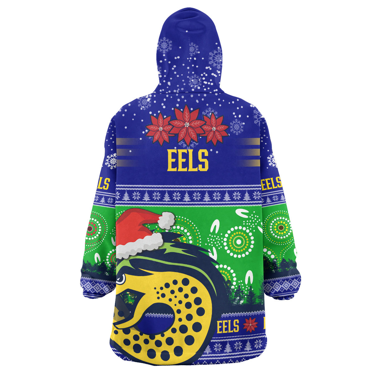 eels-rugby-christmas-snug-hoodie-custom-eels-ugly-christmas-and-aboriginal-patterns-wearable-blanket-hoodie