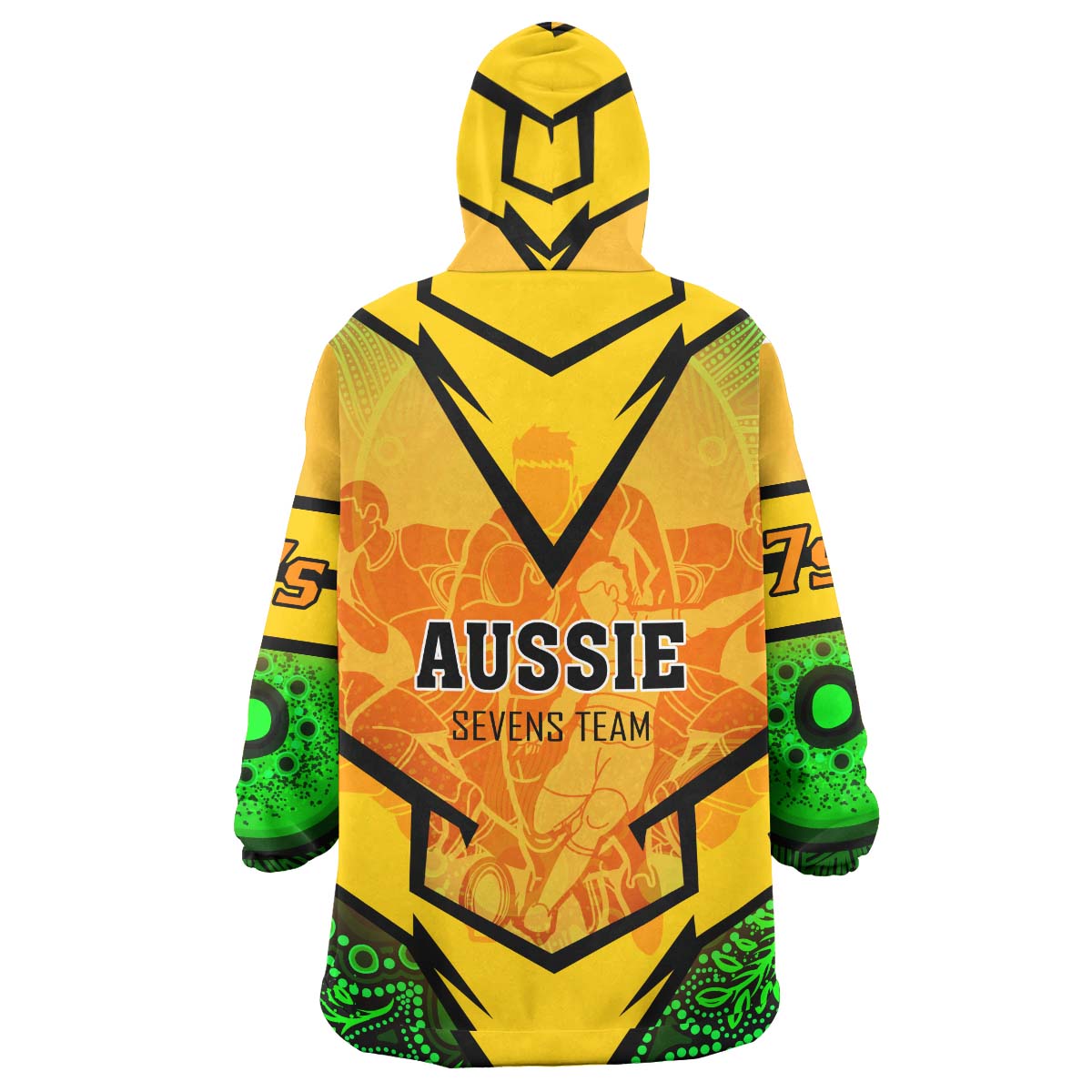 australia-national-rugby-sevens-team-snug-hoodie-custom-aussie-7s-team-coat-of-arms-aboriginal-player-and-number-oodie-blanket