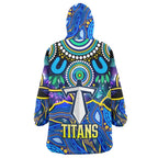 titans-rugby-snug-hoodie-custom-titans-rugby-indigenous-aboriginal-dot-painting-style-oodie-blanket