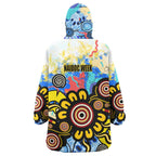 australia-naidoc-week-2023-wearable-blanket-hoodie-custom-celebrate-naidoc-aboriginal-inspired-culture-with-torres-strait-flag-colour-wearable-blanket-hoodie