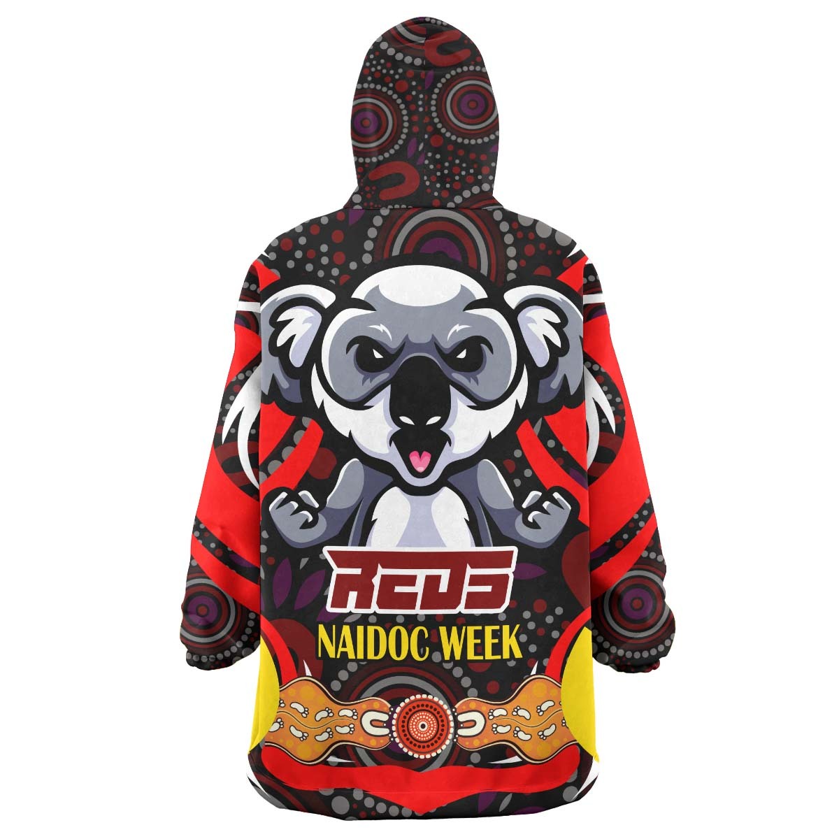 reds-naidoc-week-snug-hoodie-custom-reds-celebrate-naidoc-week-with-torres-strait-aboriginal-get-up-stand-up-show-up-oodie-blanket