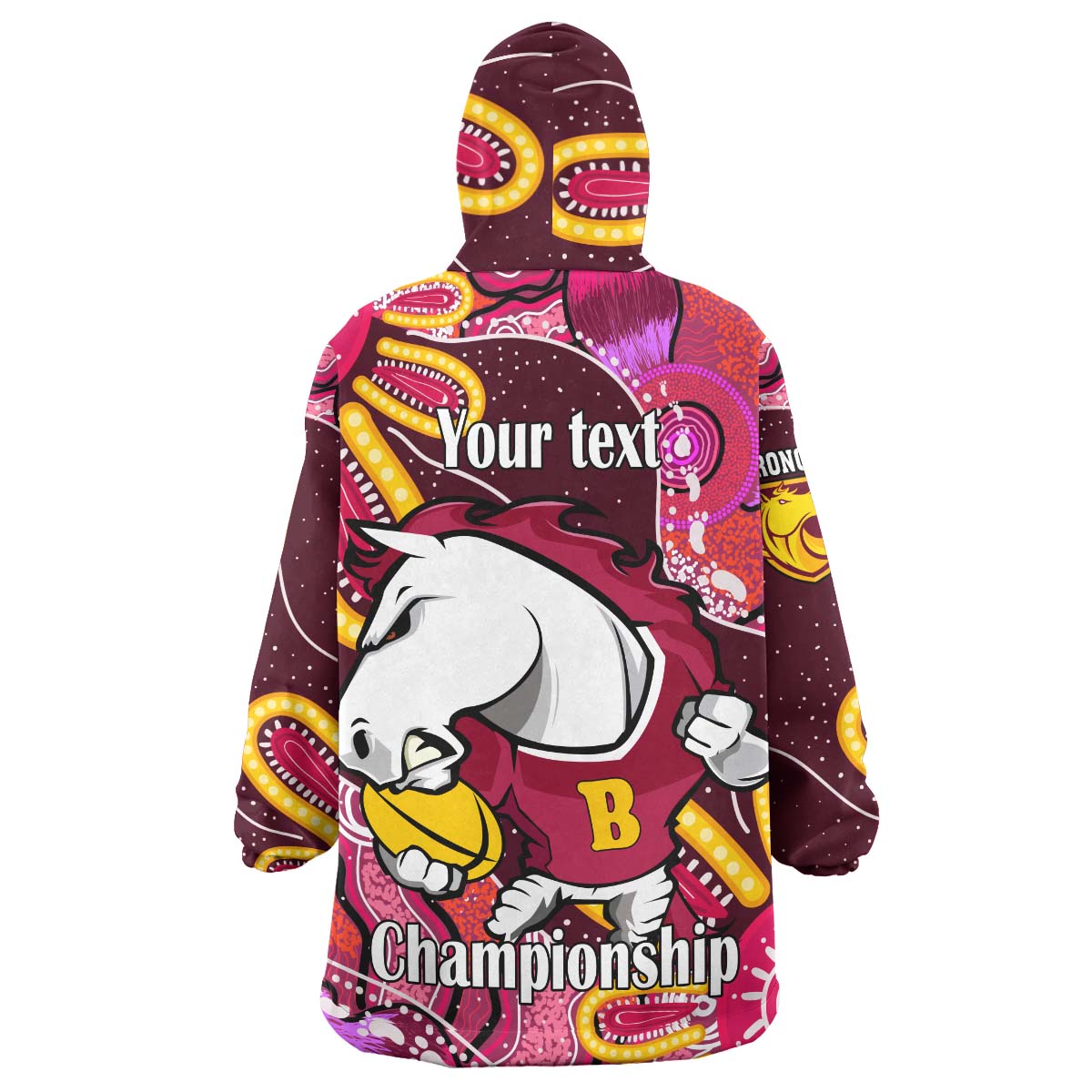 nrlw-broncos-rugby-snug-hoodie-custom-broncos-rugby-aboriginal-dot-painting-player-and-number-woman-oodie-blanket