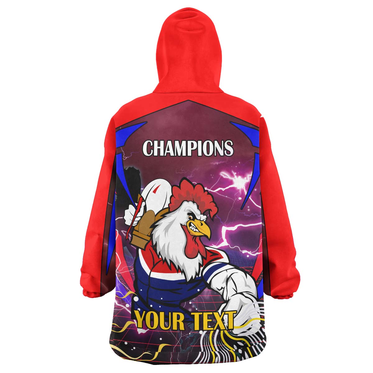roosters-rugby-snug-hoodie-custom-final-series-champions-roosters-rugby-league-player-and-number-oodie-blanket