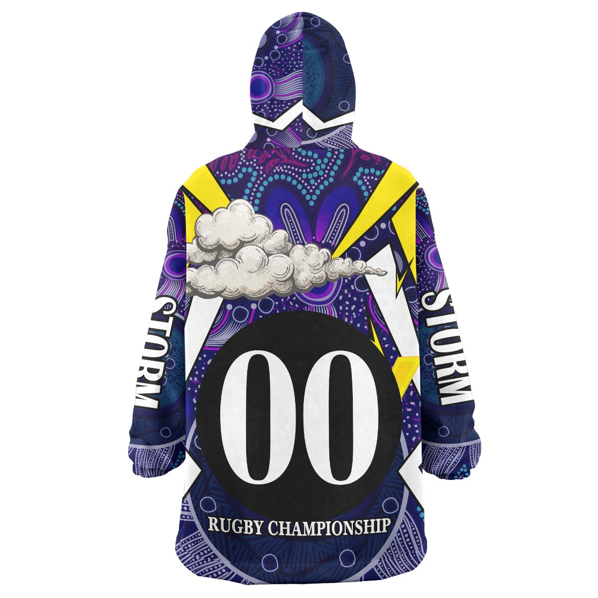 storms-rugby-snug-hoodie-custom-rugby-championship-storms-mascot-with-aboriginal-pattern-player-and-number-oodie-blanket