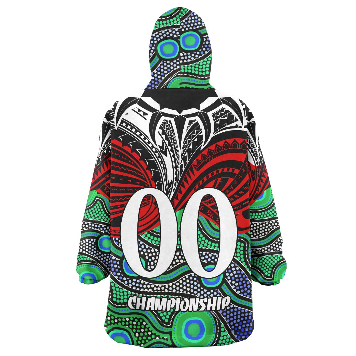 warriors-rugby-snug-hoodie-custom-maori-mask-warriors-with-polynesian-pattern-player-and-number-oodie-blanket