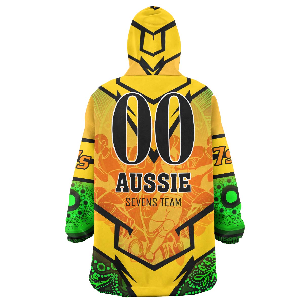 australia-national-rugby-sevens-team-snug-hoodie-custom-aussie-7s-team-coat-of-arms-aboriginal-player-and-number-oodie-blanket