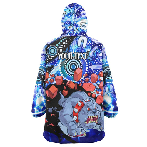 bulldogs-rugby-snug-hoodie-custom-personalised-angry-bulldogs-with-aboriginal-culture-and-dot-painting-player-and-number-oodie-blanket