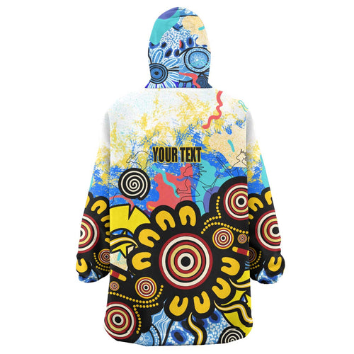 australia-naidoc-week-2023-wearable-blanket-hoodie-custom-celebrate-naidoc-aboriginal-inspired-culture-with-torres-strait-flag-colour-wearable-blanket-hoodie