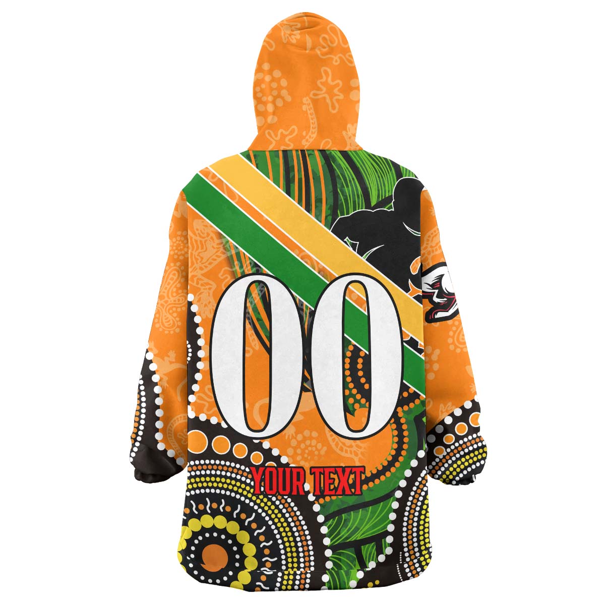 wallabies-rugby-snug-hoodie-custom-australia-national-rugby-championship-with-aboriginal-culture-player-and-number-oodie-blanket