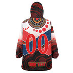 nrlw-roosters-rugby-snug-hoodie-custom-womens-rugby-league-with-aboriginal-dot-painting-style-player-and-number-oodie-blanket