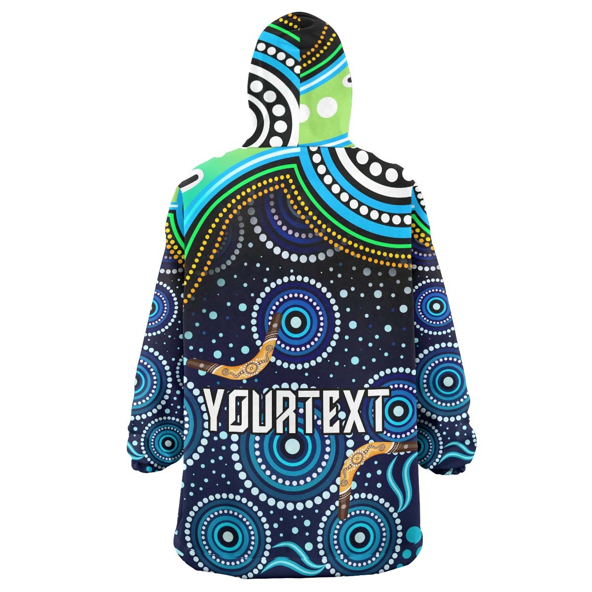 eels-rugby-snug-hoodie-custom-eels-rugby-with-aboriginal-pattern-indigenous-oodie-blanket