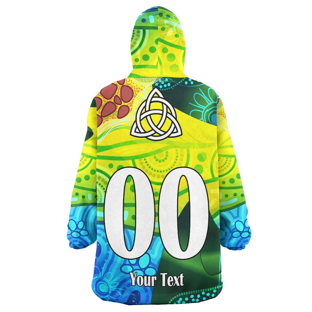 raiders-rugby-snug-hoodie-custom-vikings-pride-with-aboriginal-dot-painting-style-player-and-number-oodie-blanket