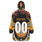 tigers-rugby-snug-hoodie-custom-tigers-rugby-ball-with-aboriginal-dot-painting-art-player-and-number-oodie-blanket