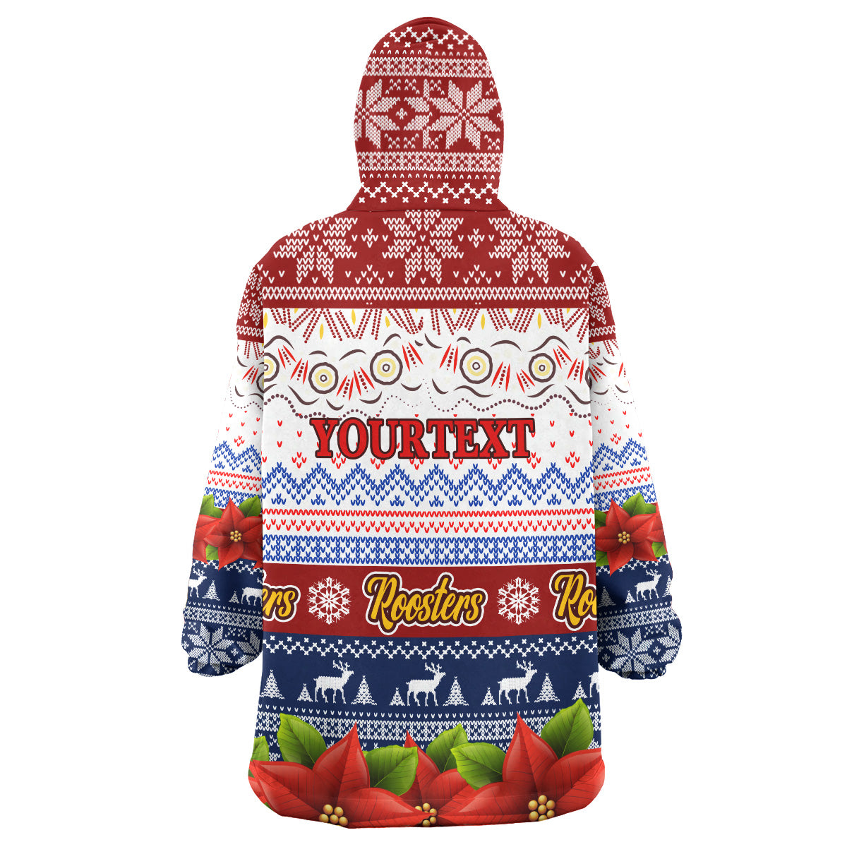 roosters-rugby-chrstmas-snug-hoodie-custom-roosters-ugly-christmas-knitted-wearable-blanket-hoodie