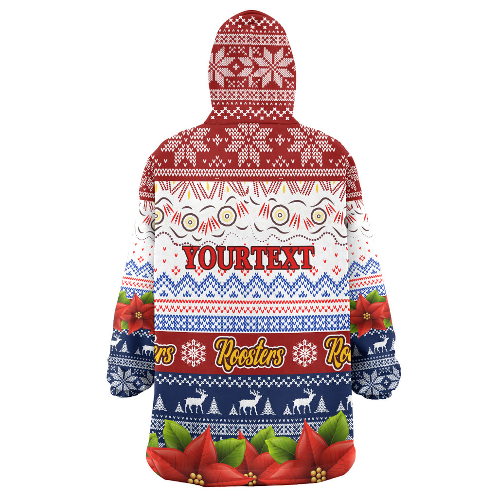 roosters-rugby-chrstmas-snug-hoodie-custom-roosters-ugly-christmas-knitted-wearable-blanket-hoodie