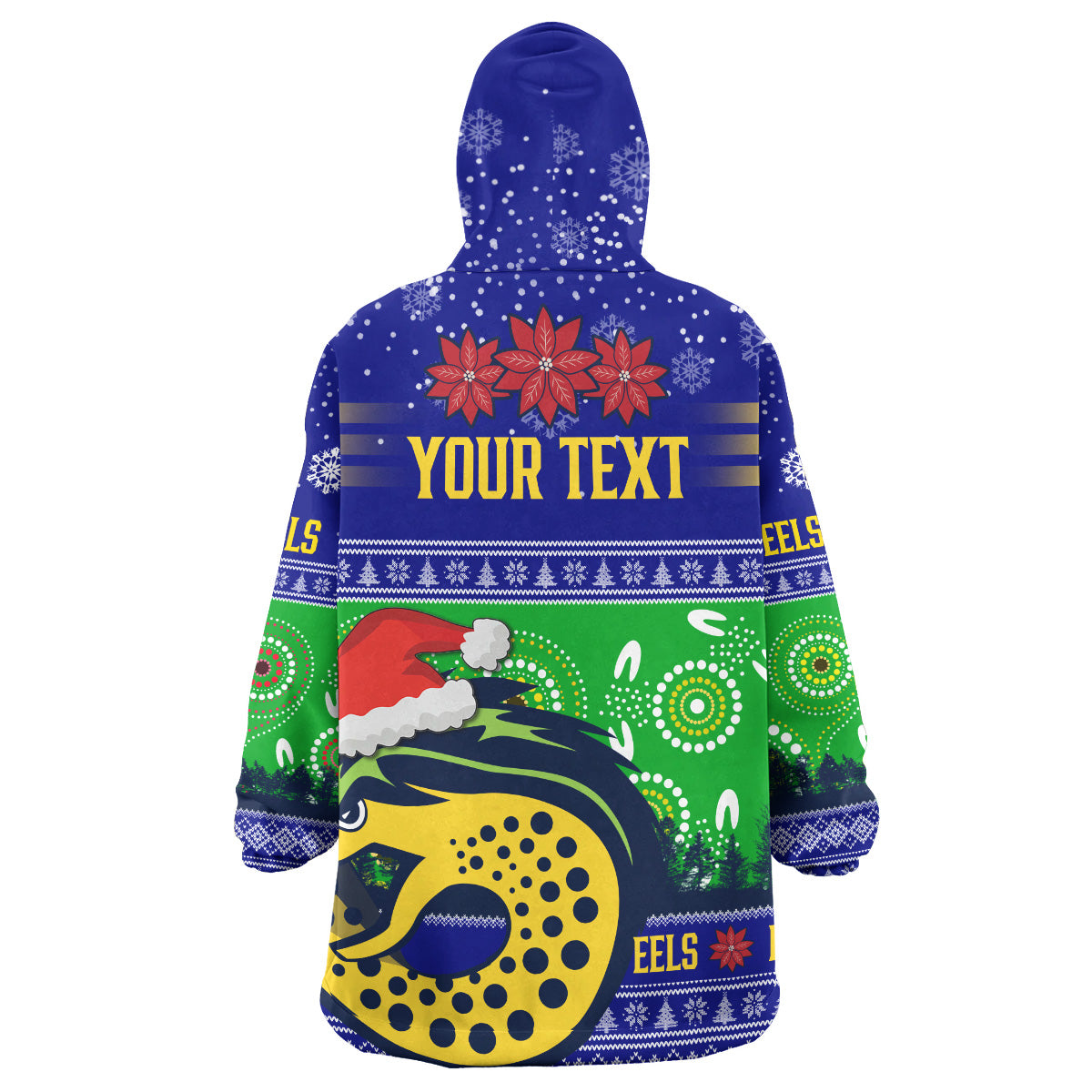 eels-rugby-christmas-snug-hoodie-custom-eels-ugly-christmas-and-aboriginal-patterns-wearable-blanket-hoodie