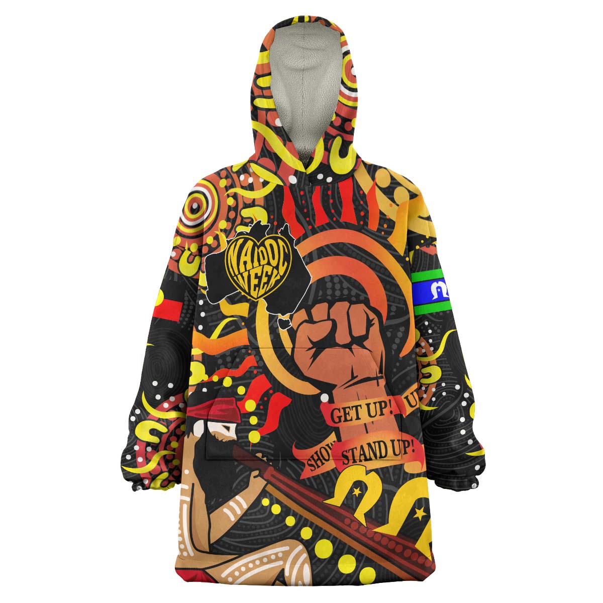 australia-naidoc-week-2023-wearable-blanket-hoodie-custom-naidoc-week-aboriginal-inspired-culture-in-my-heart-get-up-stand-up-show-up-wearable-blanket-hoodie