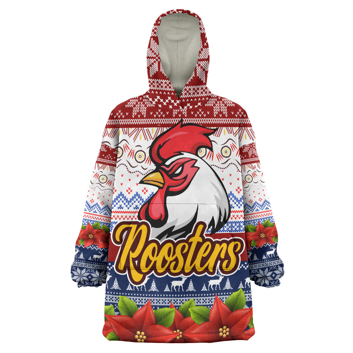 roosters-rugby-chrstmas-snug-hoodie-custom-roosters-ugly-christmas-knitted-wearable-blanket-hoodie