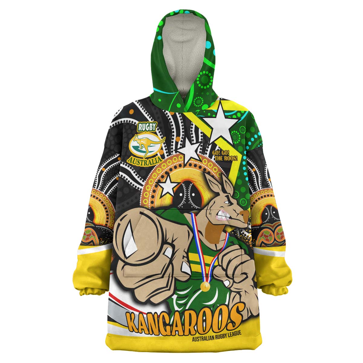 kangaroos-rugby-snug-hoodie-custom-kangraroo-australian-rugby-league-go-the-roos-indigenous-oodie-blanket