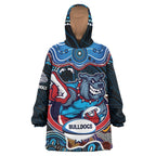 bulldogs-rugby-snug-hoodie-bulldogs-rugby-ball-with-contemporary-style-of-aboriginal-dot-painting-oodie-blanket