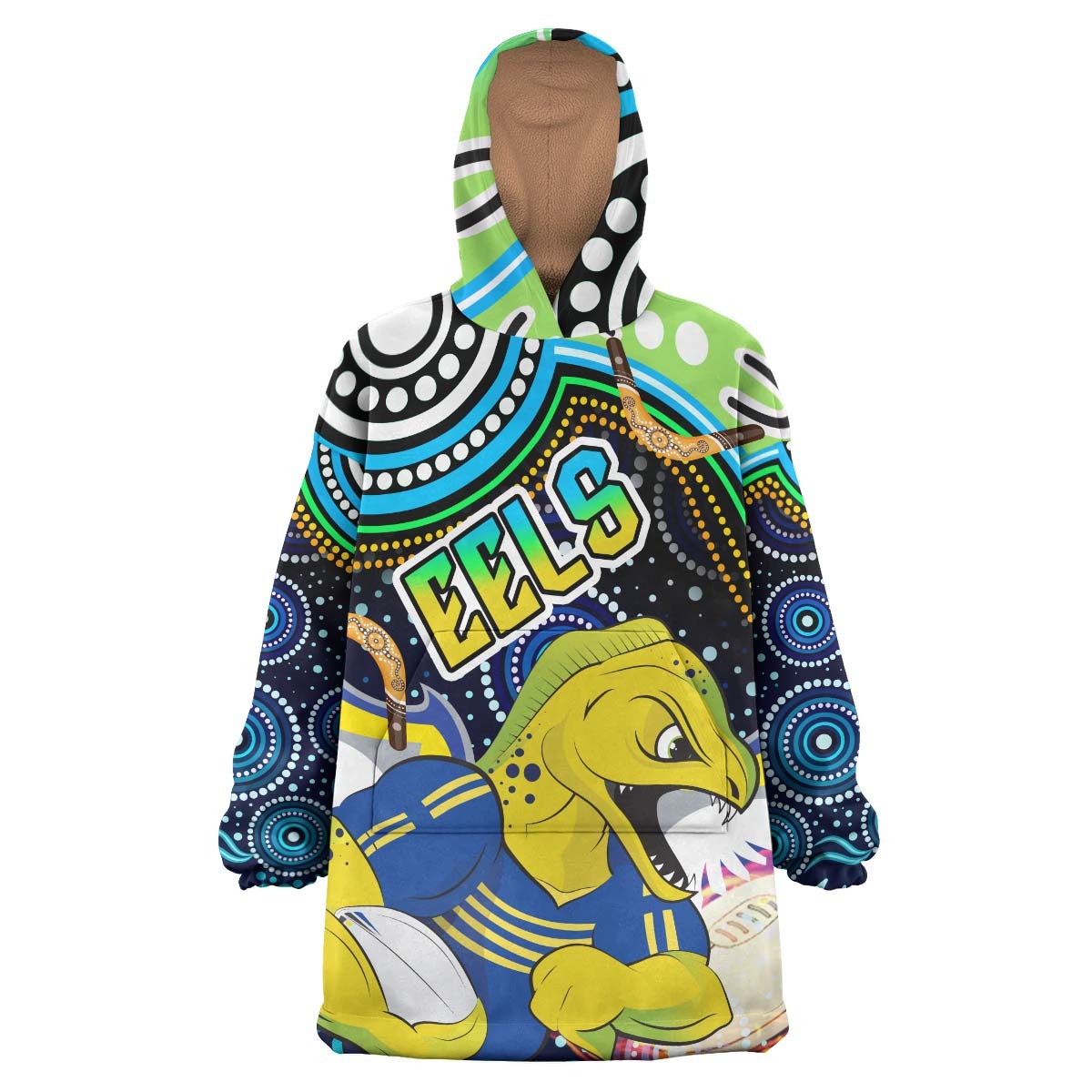 eels-rugby-snug-hoodie-custom-eels-rugby-with-aboriginal-pattern-indigenous-oodie-blanket