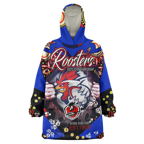 roosters-rugby-snug-hoodie-custom-personalised-roosters-easts-to-the-championship-aboriginal-player-and-number-hoodie
