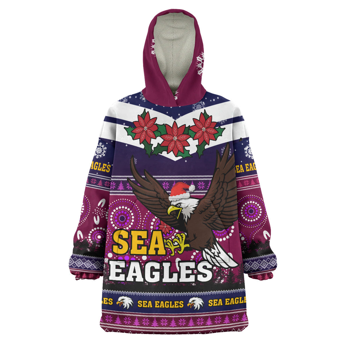 sea-eagles-rugby-christmas-snug-hoodie-custom-sea-eagles-ugly-christmas-and-aboriginal-patterns-wearable-blanket-hoodie