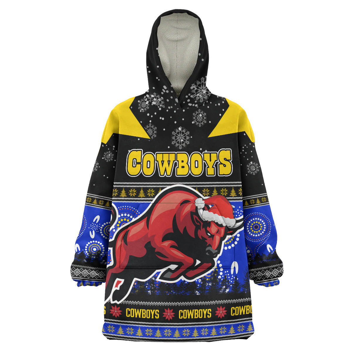 cowboys-rugby-christmas-snug-hoodie-custom-cowboys-ugly-christmas-and-aboriginal-patterns-wearable-blanket-hoodie