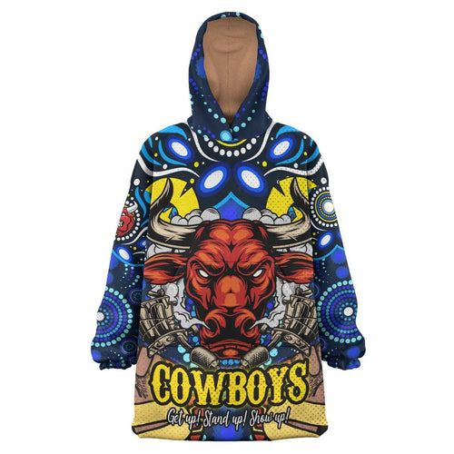 cowboys-rugby-snug-hoodie-custom-naidoc-week-get-up-stand-up-show-up-with-aboriginal-dot-painting-style-oodie-blanket