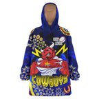 cowboys-rugby-snug-hoodie-custom-cowboys-bulls-with-aboriginal-dot-painting-player-and-number-oodie-blanket