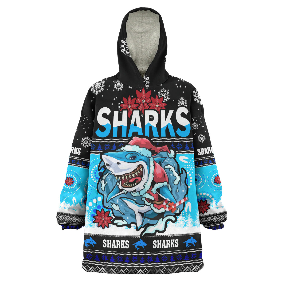 sharks-rugby-christmas-snug-hoodie-custom-sharks-ugly-christmas-and-aboriginal-patterns-wearable-blanket-hoodie