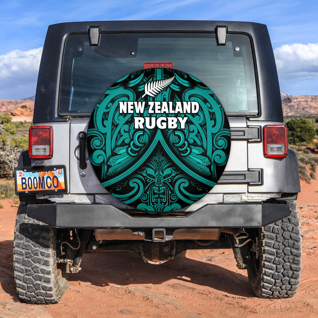 new-zealand-silver-fern-rugby-spare-tire-cover-all-black-turquoise-nz-maori-pattern