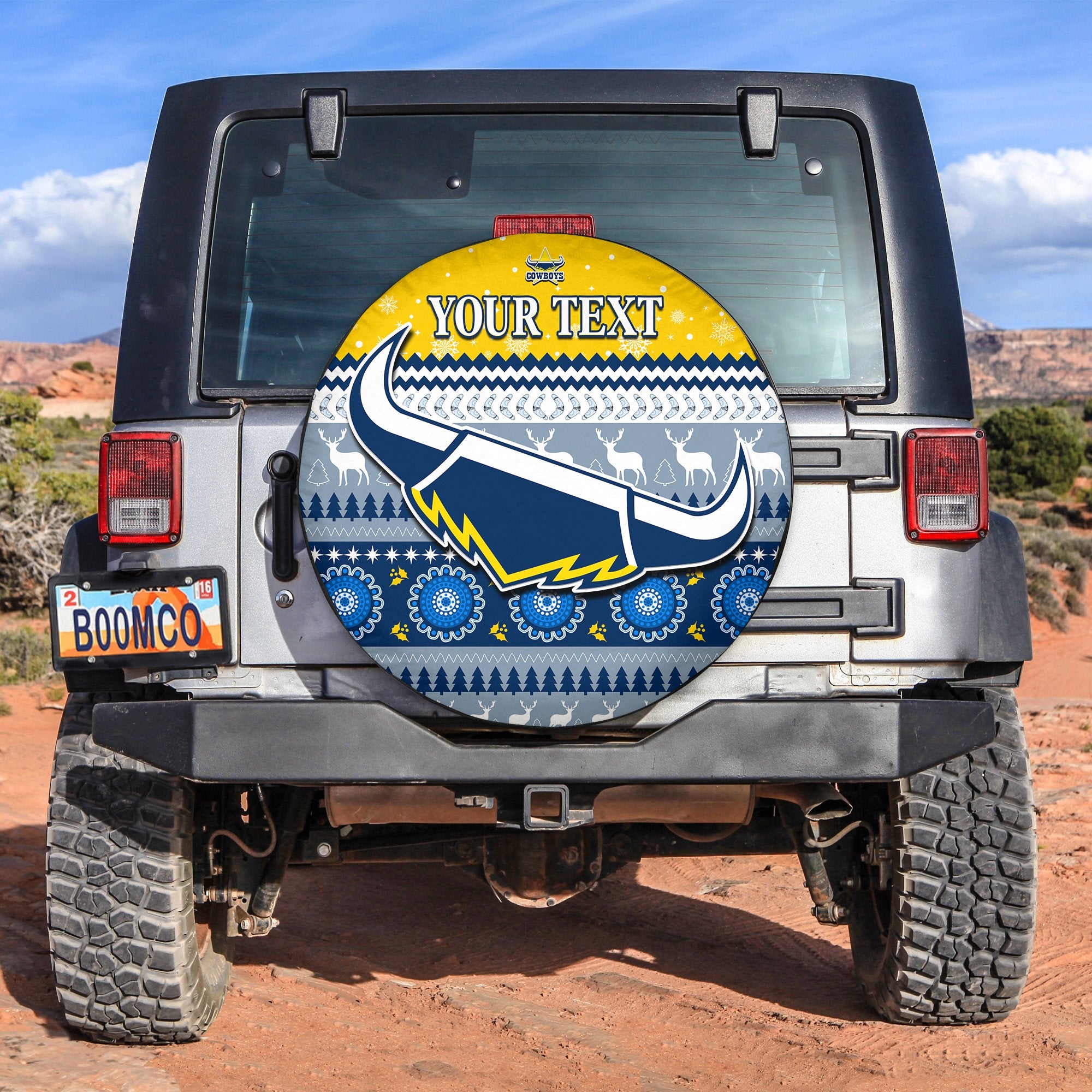 custom-personalised-cowboys-aboriginal-spare-tire-cover-christmas-north-queensland